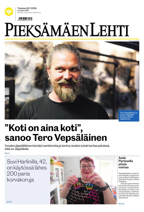 Pieksämäen lehti 28.7.2026