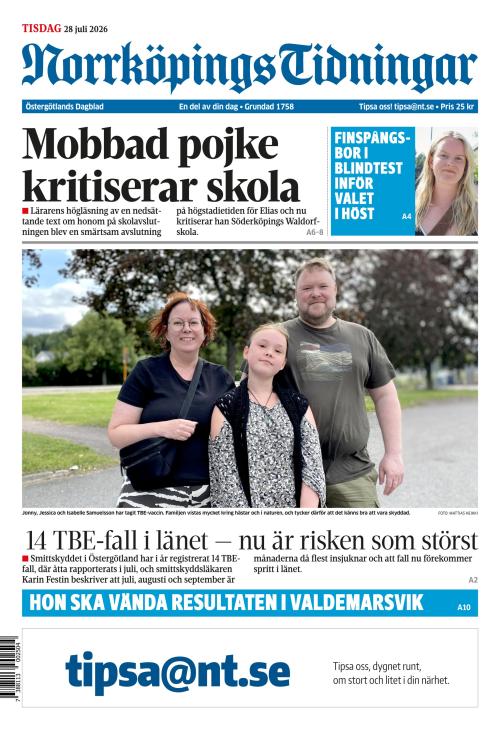 Norrköpings Tidningar 28.7.2026