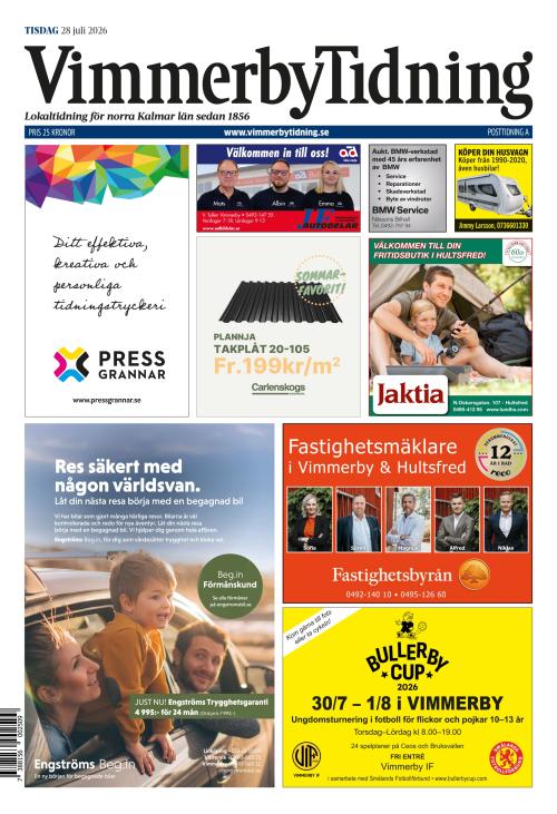 Vimmerby Tidning / Kinda-Posten 28.7.2026
