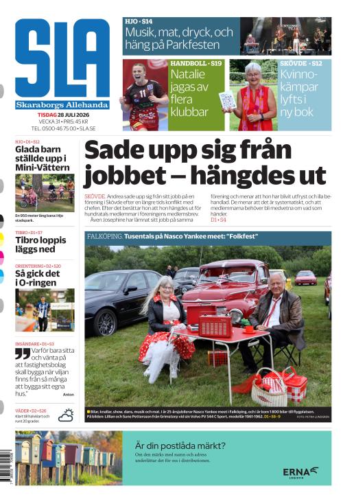 Skaraborgs Allehanda 28.7.2026