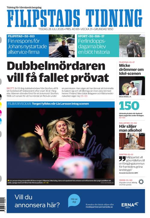 Filipstads Tidning 28.7.2026
