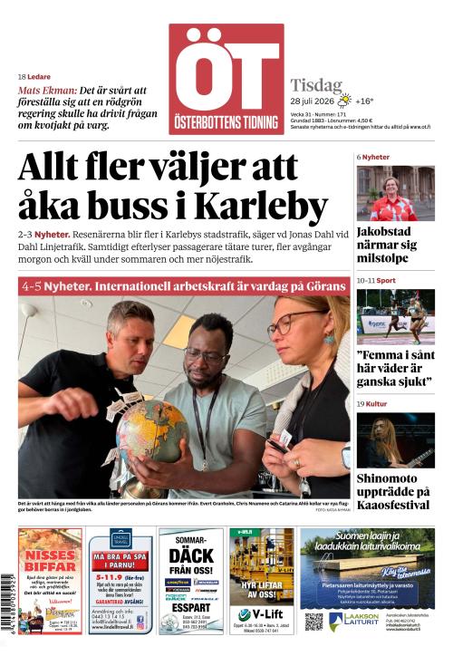 Österbottens Tidning 28.7.2026