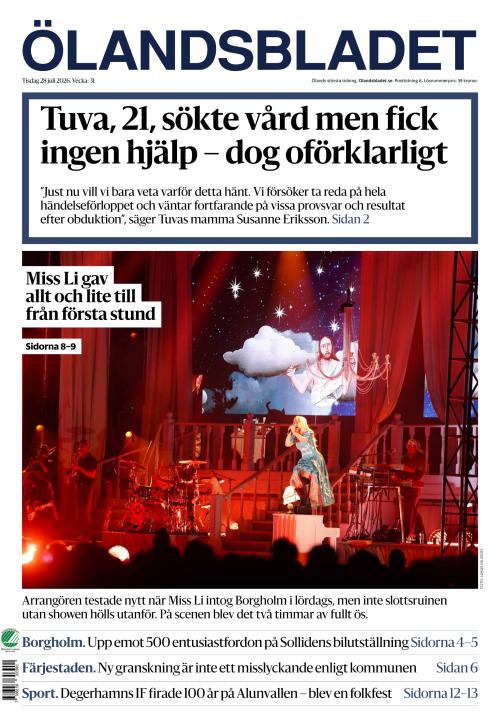 Ölandsbladet 28.7.2026