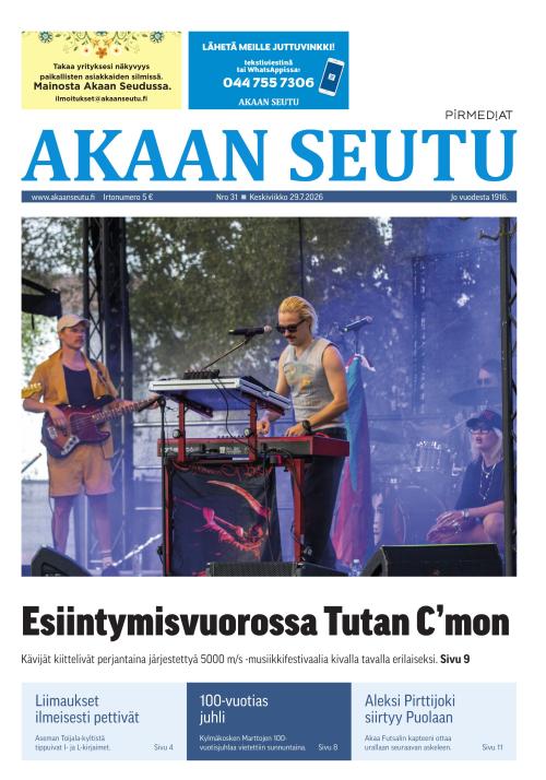 Akaan Seutu 29.7.2026