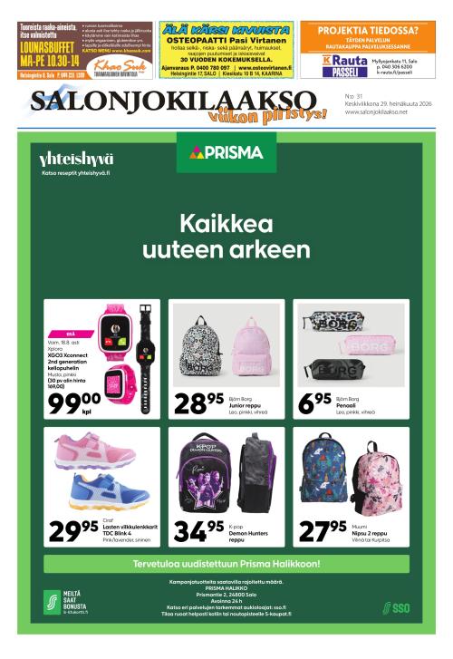 Salonjokilaakso 29.7.2026