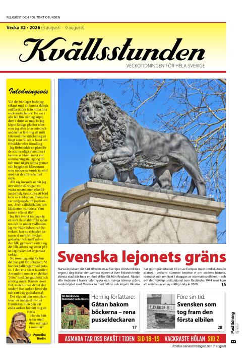 Kvällsstunden 32/2026