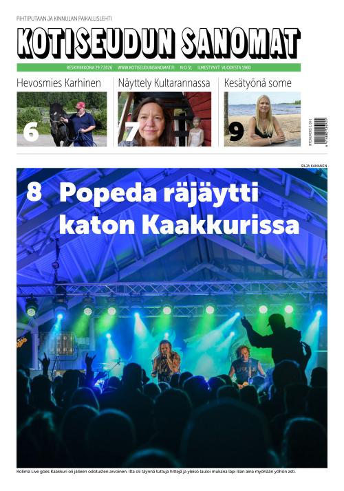 Kotiseudun Sanomat 29.7.2026
