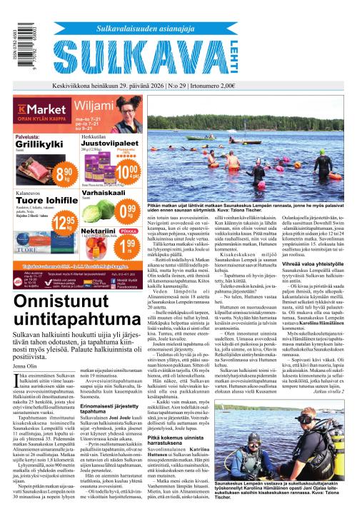 Sulkava-lehti 29.7.2026