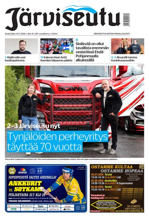 Järviseutu 29.7.2026