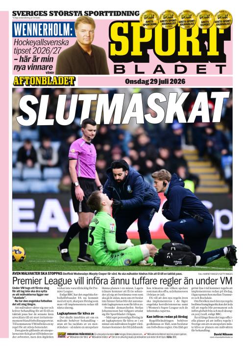 Aftonbladet Sportbladet 29.7.2026