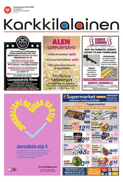 Karkkilalainen 29.7.2026