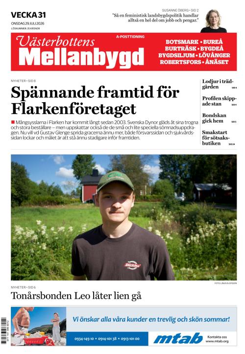 Västerbottens Mellanbygd (SE) 29.7.2026