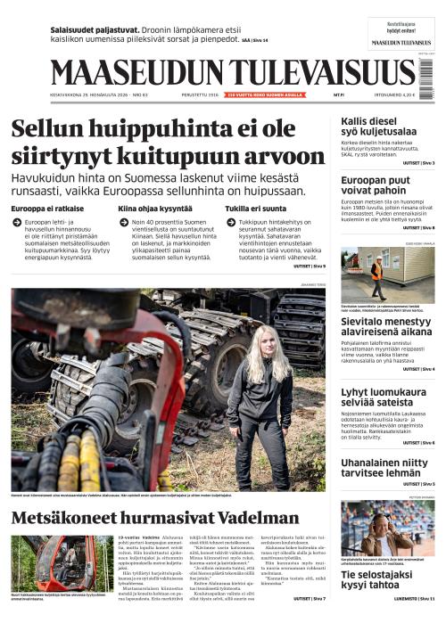Maaseudun Tulevaisuus 29.7.2026