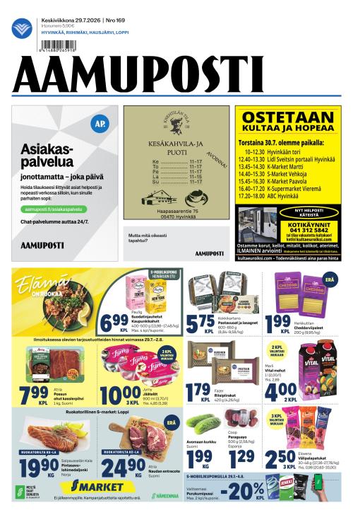 Aamuposti 29.7.2026