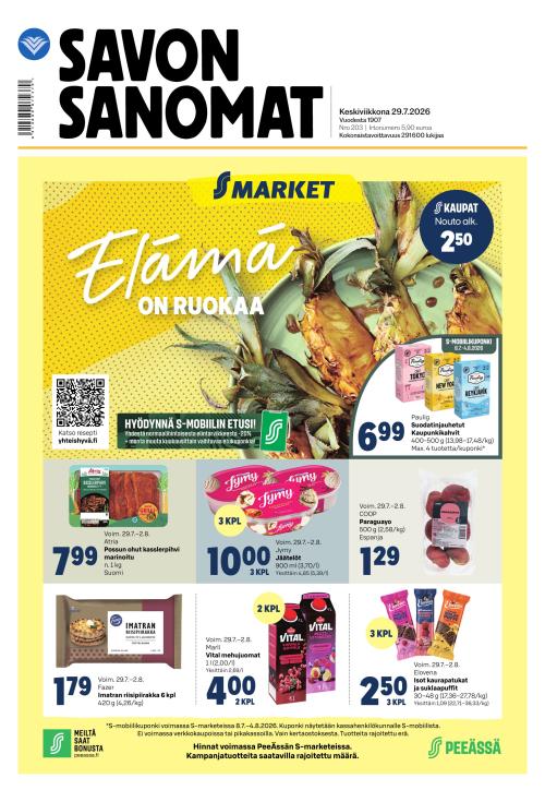 Savon Sanomat 29.7.2026