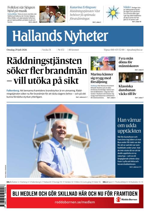 Hallands Nyheter 29.7.2026