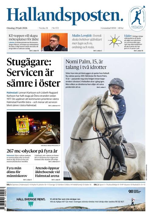 Hallandsposten 29.7.2026