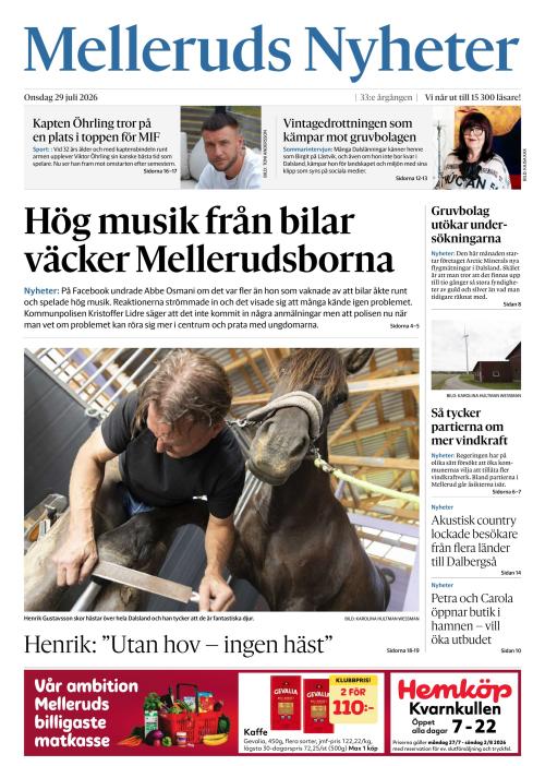 Melleruds nyheter 29.7.2026