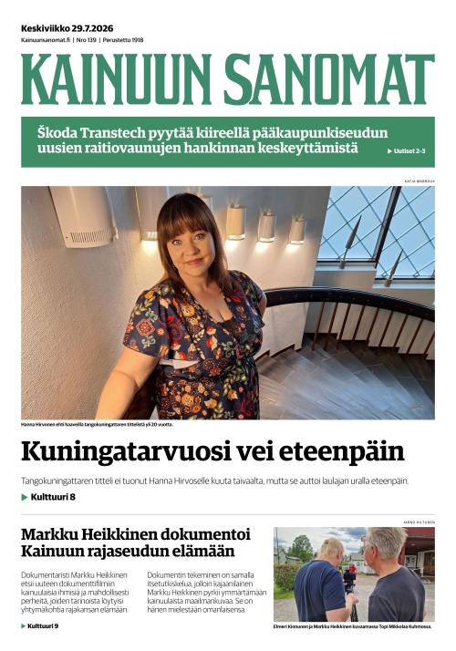 Kainuun Sanomat 29.7.2026