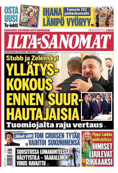 Ilta-Sanomat 29.7.2026