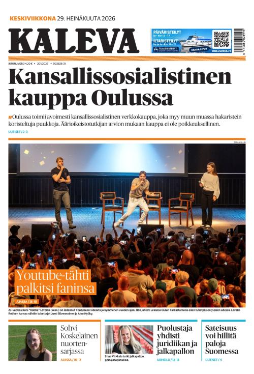 Kaleva 29.7.2026