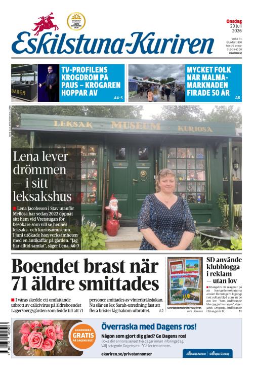 Eskilstuna-Kuriren 29.7.2026