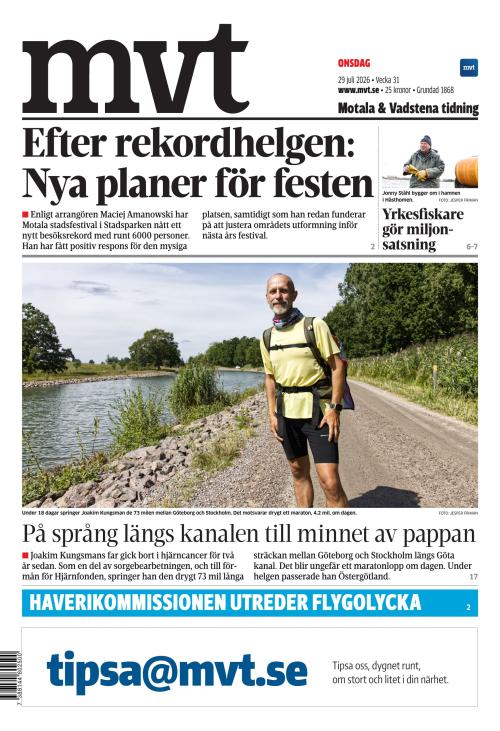 Motala Vadstena Tidning 29.7.2026