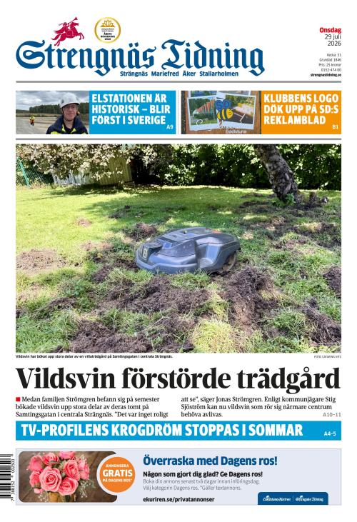 Strengnäs Tidning 29.7.2026