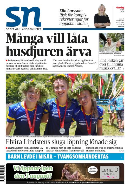 Södermanlands Nyheter 29.7.2026