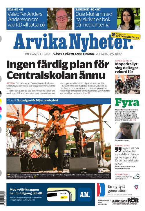Arvika Nyheter 29.7.2026