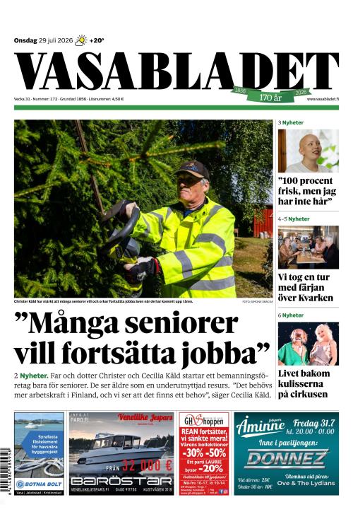 Vasabladet 29.7.2026