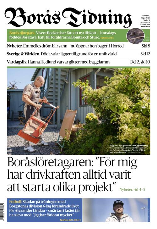 Borås Tidning 29.7.2026