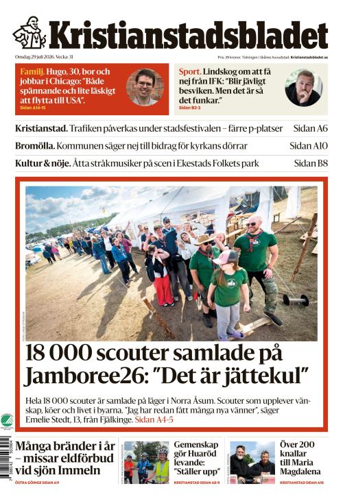 Kristianstadsbladet 29.7.2026