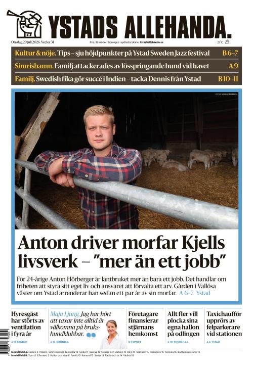 Ystads Allehanda 29.7.2026