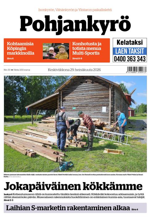 Pohjankyrö-lehti 29.7.2026