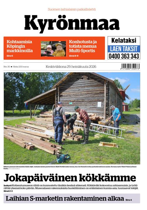 Kyrönmaa-lehti 29.7.2026