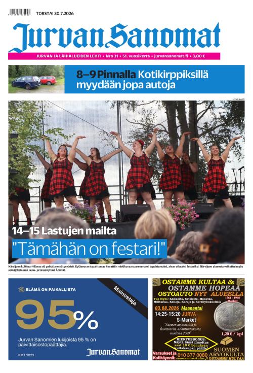 Jurvan Sanomat 30.7.2026