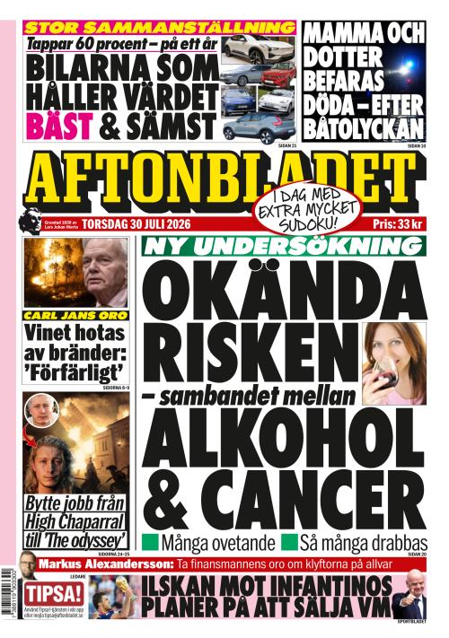 Aftonbladet 30.7.2026