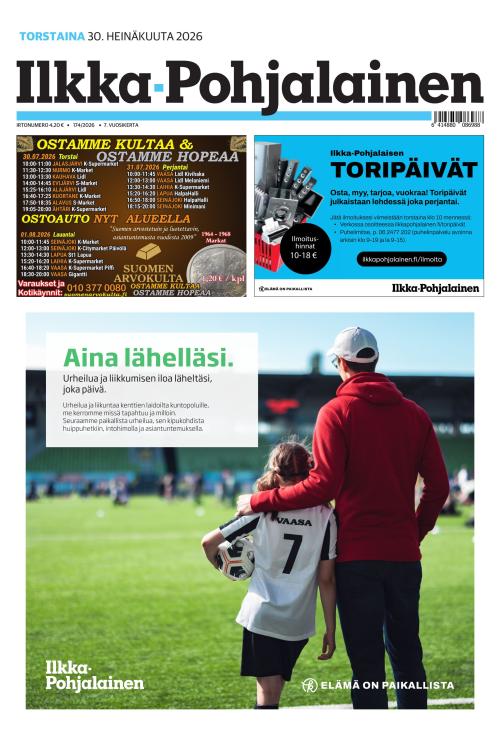 Ilkka-Pohjalainen 30.7.2026