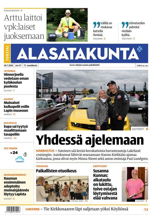 Alasatakunta 30.7.2026