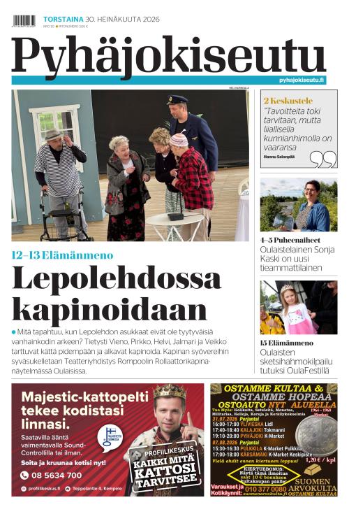 Pyhäjokiseutu 30.7.2026