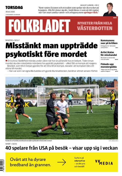 Folkbladet (Västerbotten) (SE) 30.7.2026