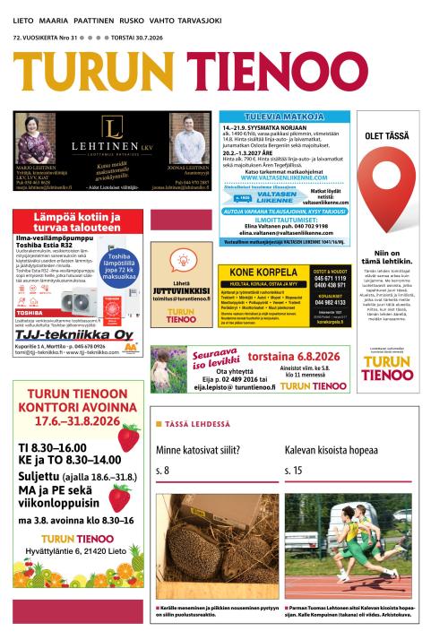 Turun Tienoo 30.7.2026