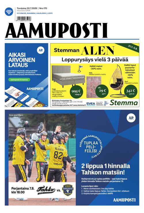 Aamuposti 30.7.2026
