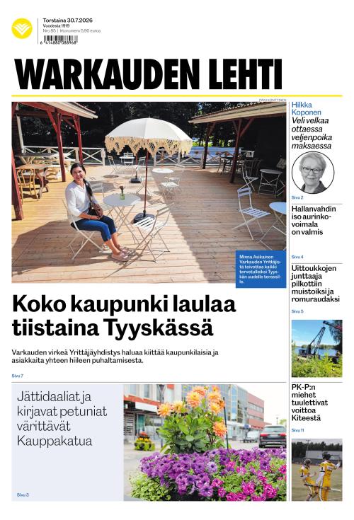 Warkauden Lehti 30.7.2026