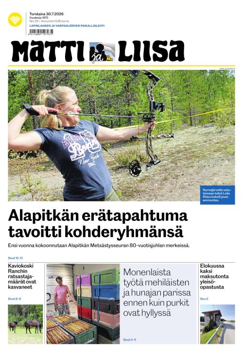 Matti ja Liisa 30.7.2026