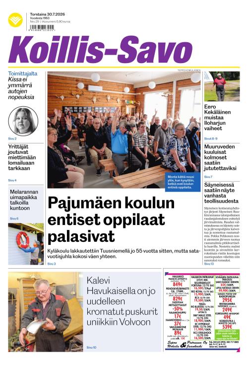 Koillis-Savo 30.7.2026