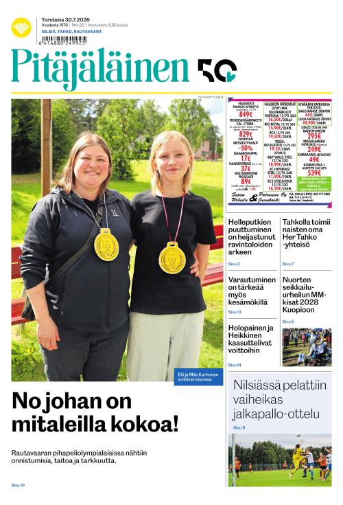 Pitäjäläinen 30.7.2026