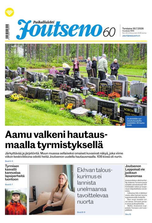 Paikallislehti Joutseno 30.7.2026