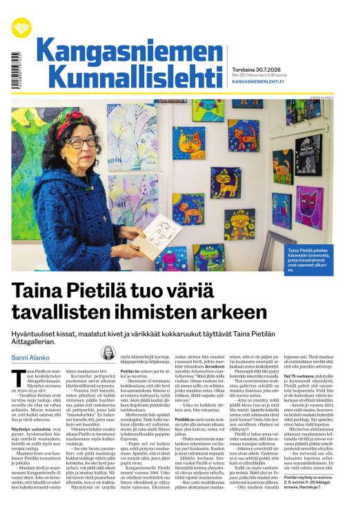 Kangasniemen kunnallislehti 30.7.2026